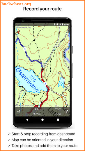 Topo GPS Norway screenshot