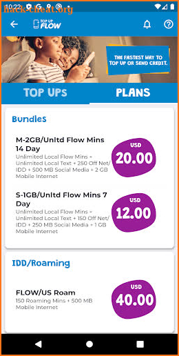 Topup Flow screenshot