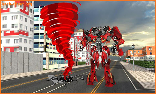 Tornado Robot:Futuristic Transformation Robot Wars screenshot