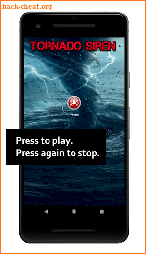 Tornado Siren Sounds And Ringtone screenshot