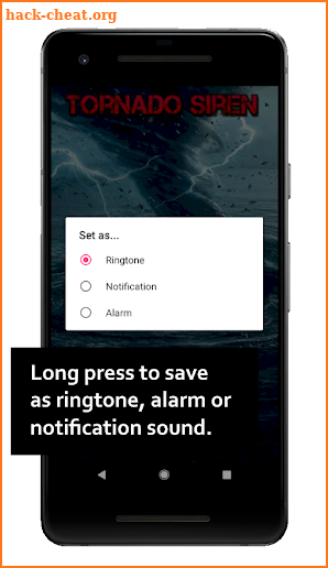 Tornado Siren Sounds And Ringtone screenshot