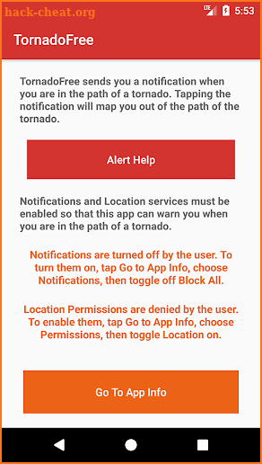 TornadoFree screenshot