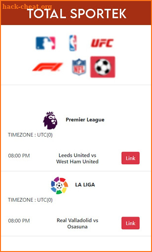 Total Sportek -All Sport Channel Live stream tips screenshot