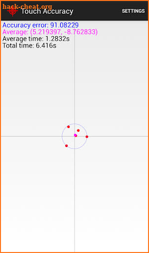 Touch Accuracy screenshot