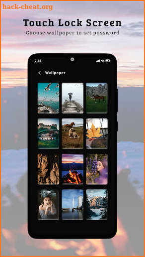 Touch Lock Screen Photo Touch Position Password screenshot
