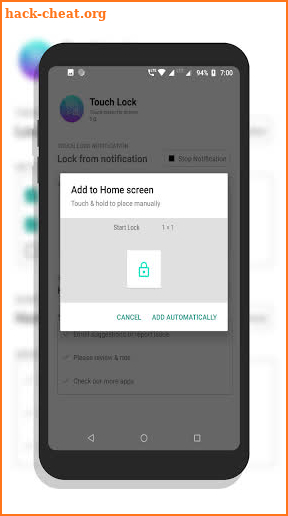 Touch Locker - Touch Protector - Screen touch lock screenshot