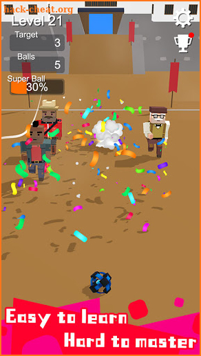 Touch Out - Simple dodge ball game screenshot