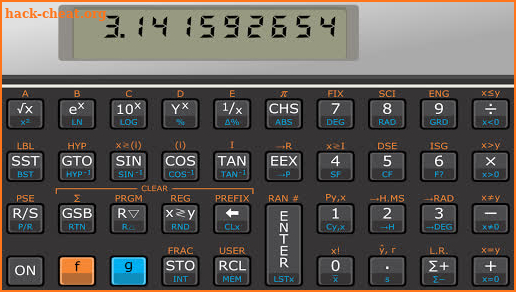 Touch RPN Calculator screenshot