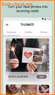 TouchNote: Cards & Gifts screenshot