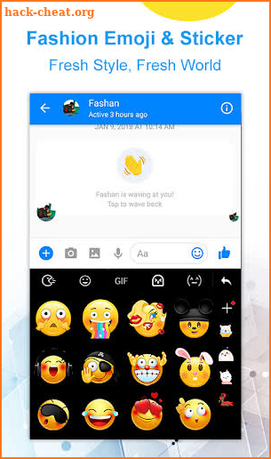 Touchpal Lite - Emoji &Theme & GIFs Keyboard screenshot