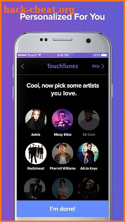 TouchTunes screenshot