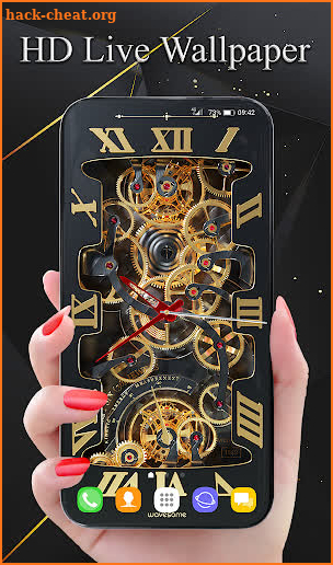 Tourbillon 3D Watch Wallpaper and Keyboard screenshot