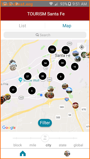 TOURISM Santa Fe screenshot