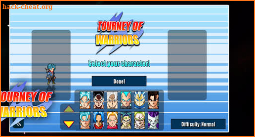 Tourney Power Warriors Super Saiyan Battle Warrior screenshot