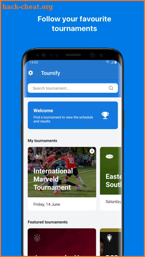 Tournify screenshot