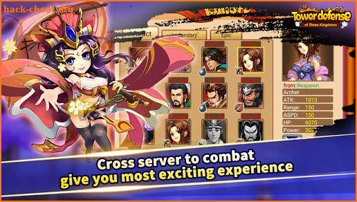 Tower defense of Three Kingdoms screenshot