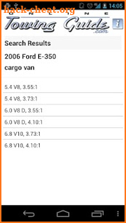 Towing Capacities App screenshot