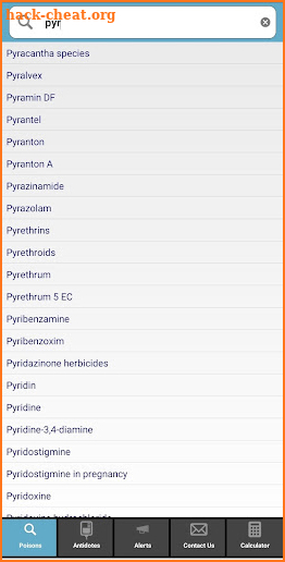 TOXBASE screenshot