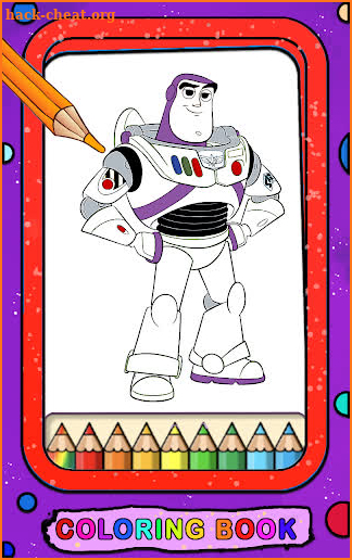 Toy Story coloring carton book screenshot