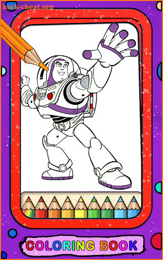 Toy Story coloring carton book screenshot