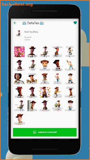 Toy Story Stickers for WhatsApp screenshot