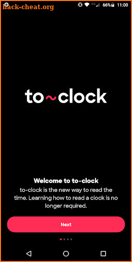 to~clock screenshot