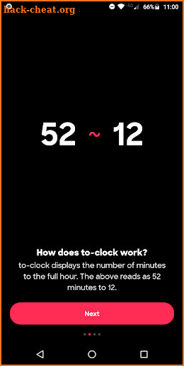 to~clock screenshot