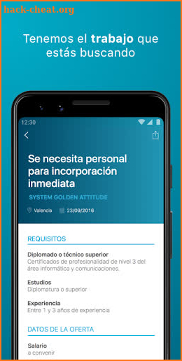 Trabajos.com - Ofertas de trabajo y empleo screenshot