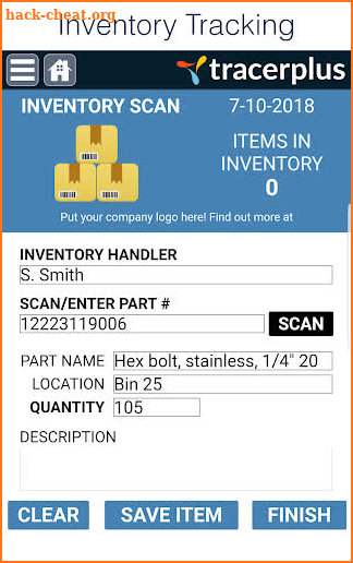 TracerPlus V10 Barcode & RFID Data Collection Apps screenshot