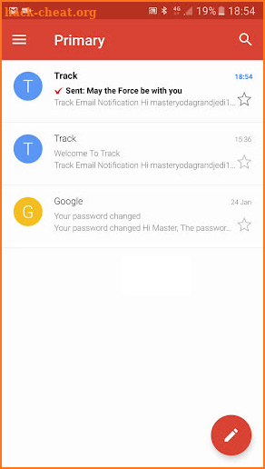 Track - Email Tracking screenshot