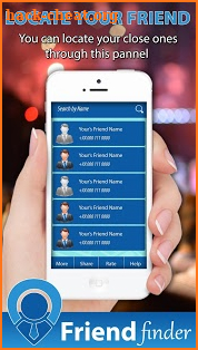 Track Mobile Number & Location: Friends Locator screenshot