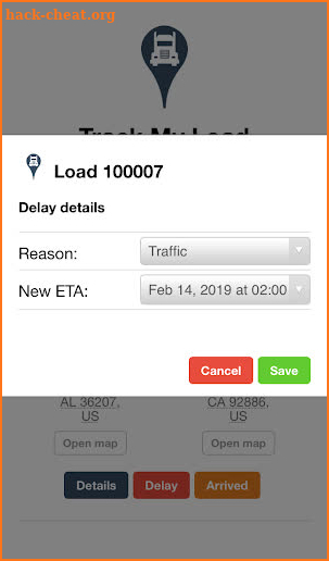 Track My Load screenshot