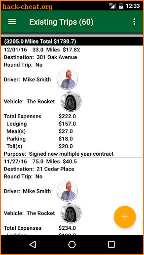 Track My Mileage and Expenses screenshot