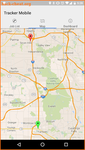 TrackerMobile Two screenshot