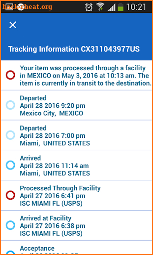 Tracking Tool For USPS screenshot