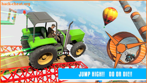 Tractor Stunt Racing Games: Impossible Tracks 3D screenshot