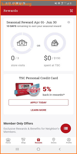 Tractor Supply Company screenshot