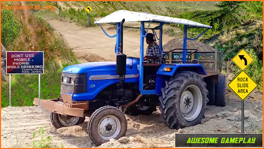 Tractor Trolley Farming Simulation Offroad Truck screenshot