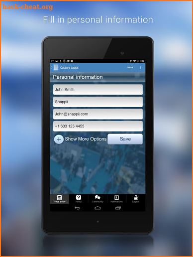 Trade Show Lead Collection screenshot