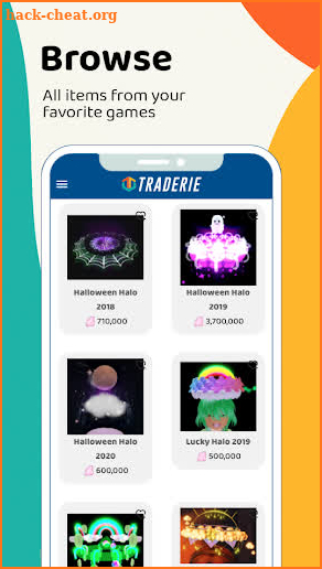 Traderie screenshot