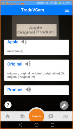 Traductor ViVo Cámara Offline - Inglés a Español screenshot