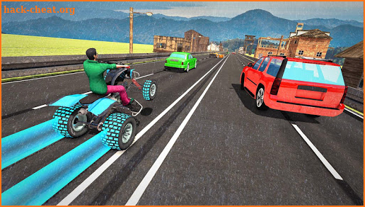 Traffic ATV Bike Quad Riding: Light Racing screenshot