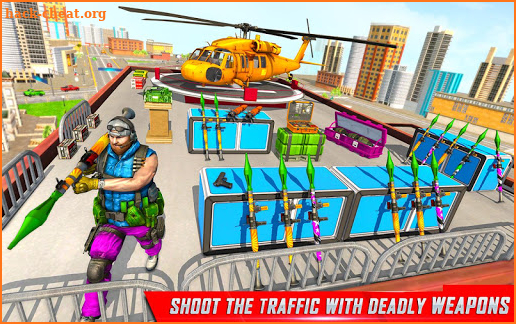 Traffic Car Shooting Games - FPS Shooting Games screenshot