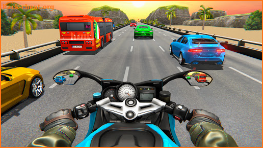 Traffic Highway Rider: Real Bike Racing Games screenshot