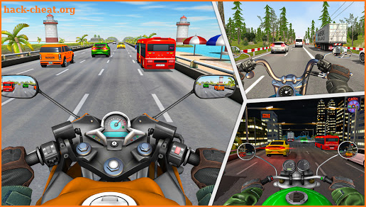 Traffic Highway Rider: Real Bike Racing Games screenshot