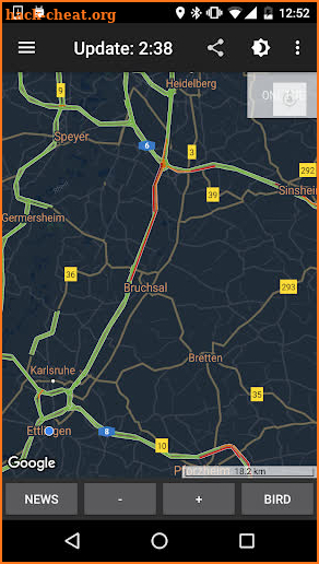 Traffic Info and Traffic Alert screenshot