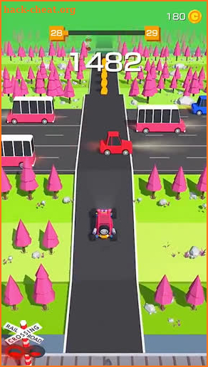 Traffic run - Drive Through City Traffic Racer screenshot