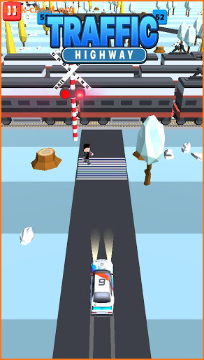 Trafic Highway - Car Crossy Road screenshot