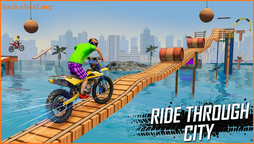 Trail Bike Racing Tricky Moto Bike Stunt Games screenshot