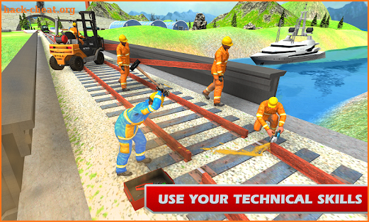 Train Bridge Construction: Railroad Building Sim screenshot